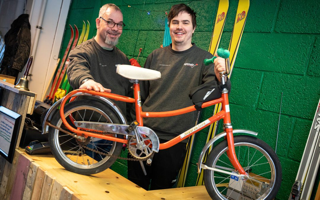 Full fart i Resportsbutikken